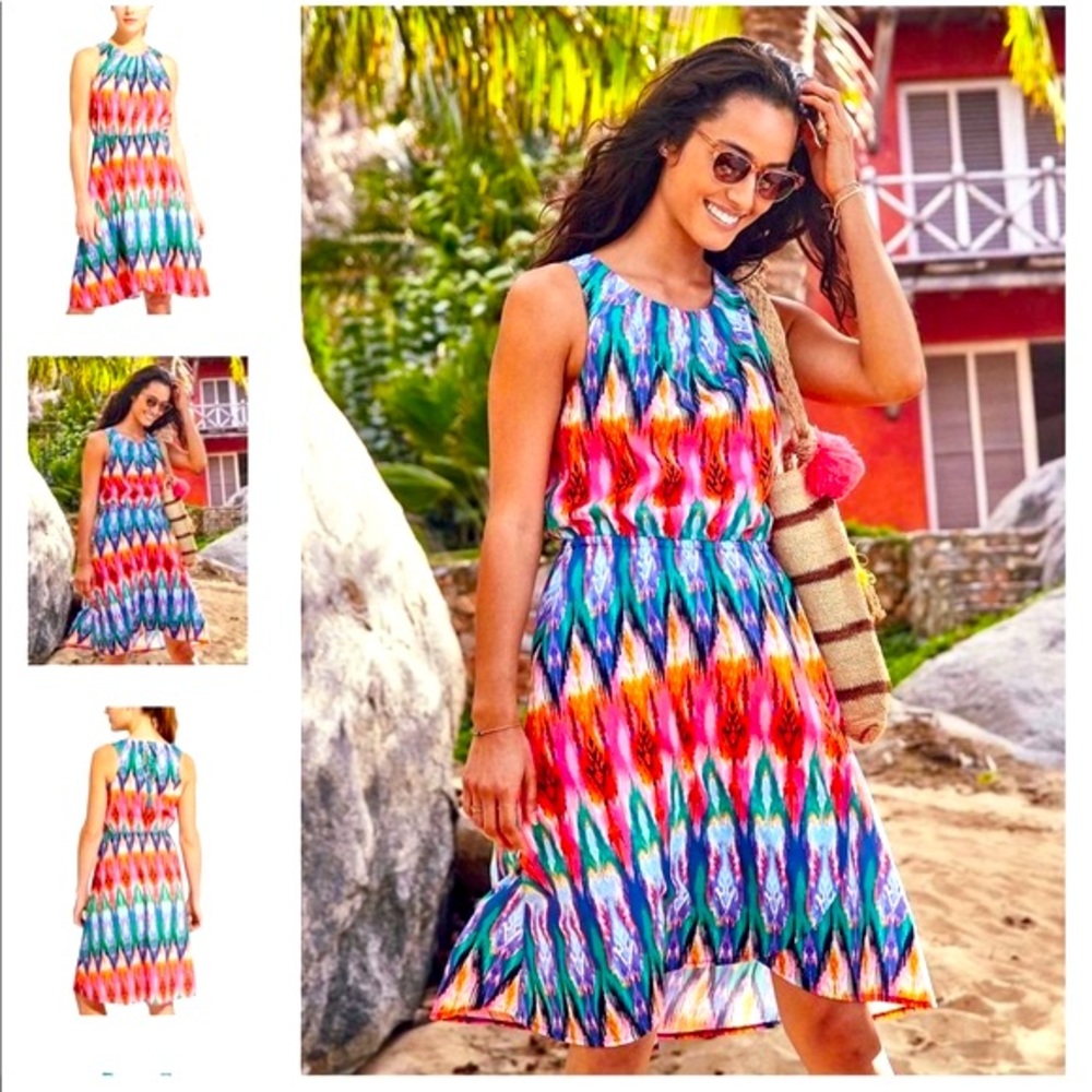 Athleta Ikat Martinique Dress Size M